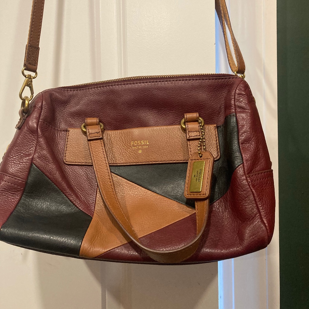 Fossil Patchwork Crossbody